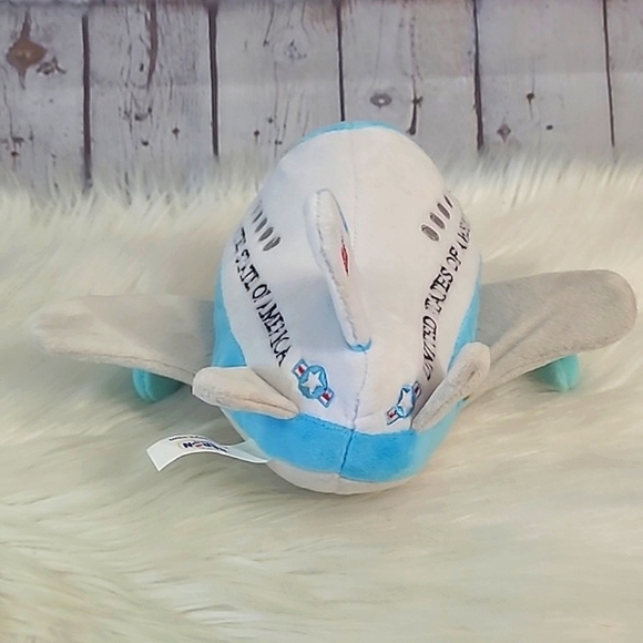 United States Of America Presidents Plane Plush Airplane Stuffed Soft Toy Jet 9" - Picture 8 of 17